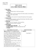 Giáo án Công nghệ Khối 6 - Tiết 6: Thực hành Lựa chọn trang phục