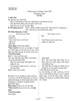 Giáo án Tự nhiên và xã hội Lớp 3 - Tuần 23-24 - Năm học 2006-2007