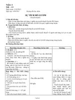 Giáo án Ngữ văn Lớp 6 - Tiết 13: Sự tích Hồ Gươm - Năm học 2011-2012