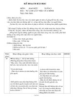 Giáo án Đạo đức Lớp 3 - Tuần 5 - Bài: Tự làm lấy việc của mình