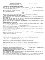 Phương pháp tọa độ trong mặt phẳng (Luyện thi)