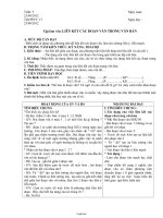 Giáo án Ngữ văn Lớp 8 - Tiết 17: Tập làm văn Liên kết các đoạn văn trong văn bản - Năm học 2012-2013