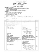 Giáo án Toán Lớp 3 - Tuần 25 - Bài: Luyện tập