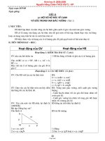 Giáo án Hình Học 9 năm 2008 - 2009 - Tiết 11, 12