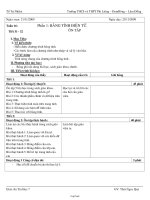 Giáo án Tin học 7 tiết 31, 32: Ôn tập