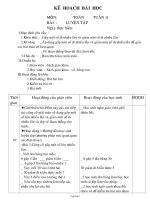 Giáo án Toán Lớp 3 - Tuần 8 - Bài: Luyện tập 2