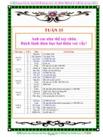 Giáo án lớp 3 - Tuần 33 - Trường tiểu học Hoài Phú