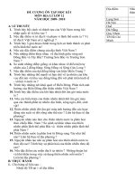 ĐỀ CƯƠNG ÔN TẬP ĐỊA LÍ LỚP 12 HKI năm học 2009-2010