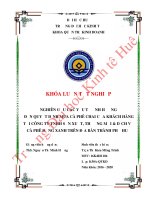 “Nghiên cứu các yếu tố ảnh hưởng đến quyết định mua Cà phê chai của khách hàng tại công ty TNHH Sản xuất, Thương mại & Dịch vụ Cà phê Đồng Xanh trên địa bàn thành phố Huế