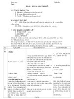 Bài soạn môn Đại số 7 - Tiết 15: Làm tròn số