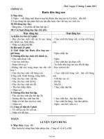 Giáo án Buổi 2 - Tuần 26 Lớp 3