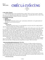 Giáo án Ngữ văn 8 - Tuần 8 - Chuẩn kiến thức