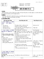 Giáo án Ngữ văn Lớp 6 - Tiết 27: Chữa lỗi dùng từ (Tiếp theo) - Năm học 2005-2006