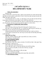 Giáo án Hoạt động giáo dục ngoài giờ lên lớp 9 - Chủ điểm tháng 4 hòa bình hữu nghị