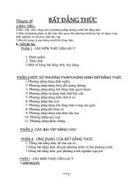 Bồi dưỡng học sinh giỏi môn Toán Lớp 9 Chuyên đề bất đẳng thức