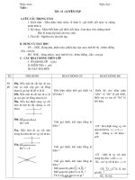 Bài soạn môn Hình học 7 - Tiết 13: Luyện tập