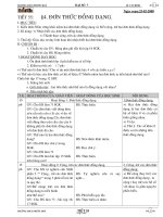 GA Đại số 7 – THCS Phước Hòa - Tiết 55: Đơn thức đồng dạng