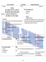 Giáo án Công nghệ 7 tiết 13: Làm đất và bón phân lót gieo trồng cây nông nghiệp