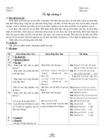 Giáo án Toán Đại số 7 tiết 64: Ôn tập chương 4