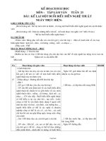 Giáo án Tập làm văn Lớp 3 - Tuần 23 - Bài: Kể lại một buổi biểu diễn nghệ thuật