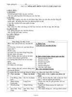 Giáo án Ngữ văn Lớp 6 - Tiết 133 đến 140 - Năm học 2010-2011