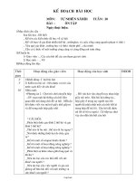 Giáo án Tự nhiên xã hội Lớp 3 - Tuần 20 - Bài: Ôn tập