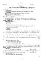 Giáo án Đại số 7 tiết 27: Một số bài toán về đại lượng tỉ lệ nghịch