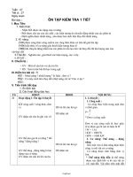 Giáo án môn Sinh học 7 tiết 37, 38