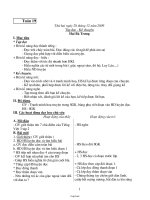 Giáo án Tiếng việt Lớp 3 - Tuần 19-24 - Năm học 2009-2010