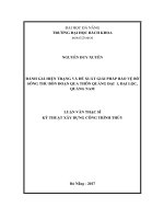 ĐÁNH GIÁ HIỆN TRẠNG VÀ ĐỀ XUẤT GIẢI PHÁP BẢO VỆ BỜ SÔNG THU BỒN ĐOẠN QUA THÔN QUẢNG ĐẠI 1, ĐẠI LỘC, QUẢNG NAM LUẬN VĂN THẠC SĨ