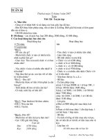 Giáo án Toán Lớp 3 - Tuần 26 - Năm học 2006-2007