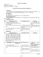 Giáo án Tin học 8 - Tiết 22: Từ bài toán đến chương trình (Tiếp theo) - Năm học 2009-2010