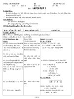 Giáo án lớp 6 môn học Số học - Tuần 3 - Tiết 8 - Luyện tập 2