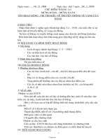 Giáo án Ngoài giờ lên lớp 3 tháng 1, 2: Mừng Đảng – Mừng Xuân