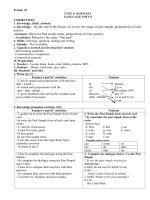 unit 4 our past tiếng anh 8 sách cũ nguyễn văn liệt thư viện giáo án điện tử