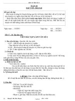 Giáo án Tập làm văn 3 tuần 30 đến 35