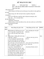Giáo án Tập làm văn Lớp 3 - Tuần 3 - Bài: Kể về gia đình - Điền vào giấy tờ in sẵn