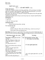 Giáo án Ngữ văn Lớp 6 - Tiết 31: Cây bút thần (Tiếp) - Năm học 2010-2011