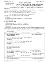 Giáo án Công nghệ 7 tiết 1 đến 4