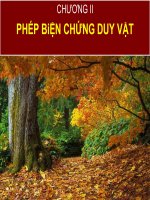 PHÉP biện CHỨNG DUY vật (PHẦN 1) (NLCBCN mác LÊNIN SLIDE) 