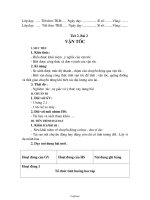 Giáo án Vật lí Khối 8 - Tiết 2, Bài 2: Vận tốc