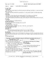 Giáo án Vật lí Lớp 8 - Tiết 12 đến 34 - Năm học 2009-2010 - Vũ Anh Tuấn