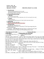 Giáo án môn Ngữ văn lớp 6 - Tiết 88: Phương pháp tả cảnh