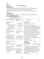 Giáo án môn Hình học 7 - Tiết 67: Ôn tập chương III