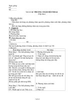 Giáo án môn Ngữ văn Lớp 9 - Tiết 8: Các phương châm hội thoại (Tiếp theo) - Năm học 2010-2011