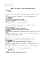 Bài 3. Chuyển động đều - Chuyển động không đều