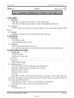 Giáo án Tin học Lớp 8 - Tiết 9, Bài 3: Chương trình máy tính và dữ liệu (Tiếp theo) - Năm học 2008-2009 - Phạm Thị Lệ