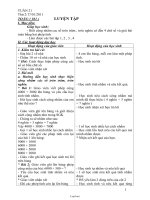 Giáo án môn Toán lớp 3 tuần 21