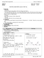 Giáo án Hình học 8 - Tiết 46-70 - Năm học 2009-2010 - Lê Thị Thảo