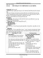 Giáo án Ngữ văn 8 - Tiết 100: Viết đoạn văn trình bày luận điểm - Năm học 2006-2007 - Dương Thị Thảo Trang